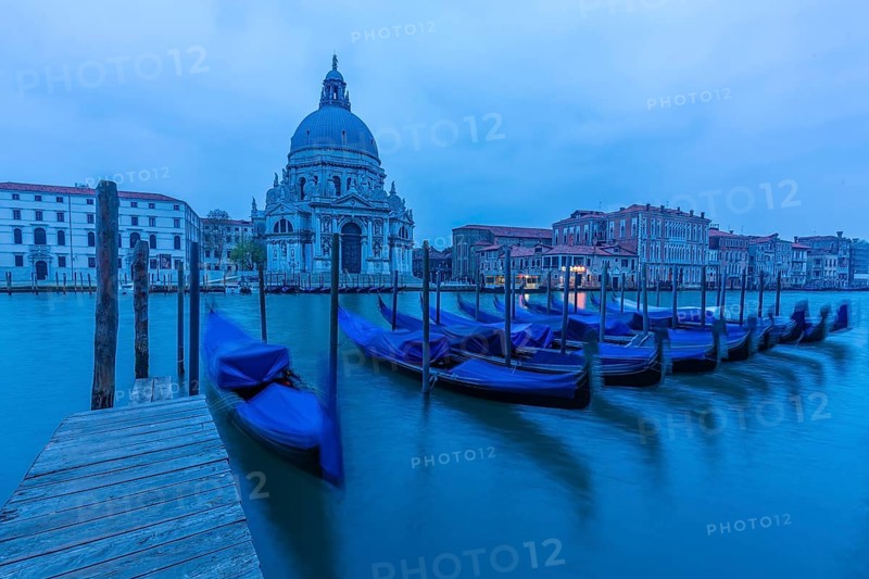 View of the Grand Canal at the Chiesa della Salute church