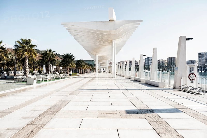 Promenade at the port