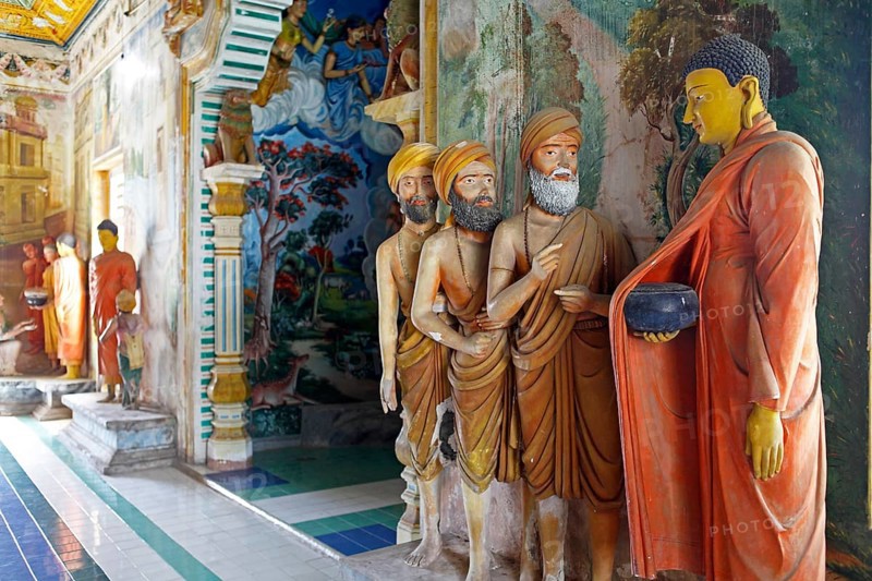 Human-sized statues