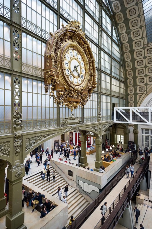 Belle Epoque station clock, Musée d'Orsay, Paris