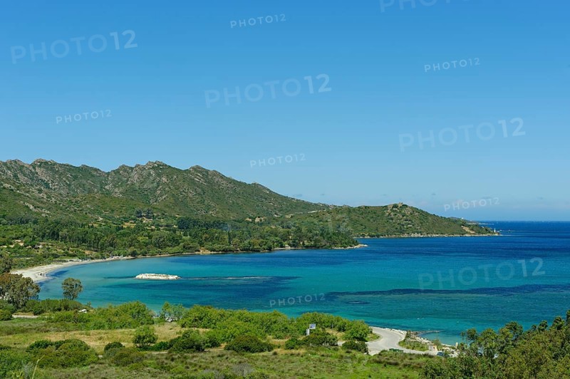 Beach and bay of Saint Florent
