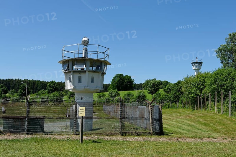 Watchtower on the border with East Germany
