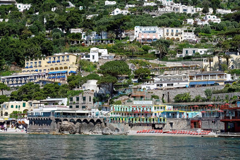 Marina Piccola with bathing bay