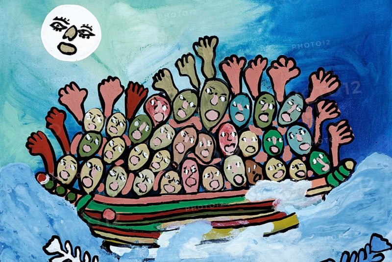 People in a boat
