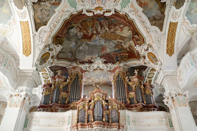 View of the organ loft