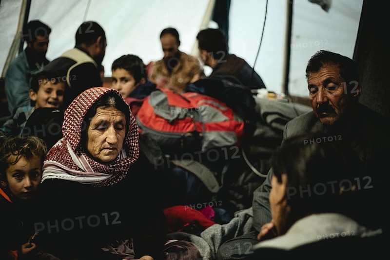 Idomeni refugee camp on the Greece-Macedonia border