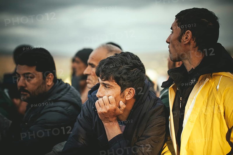 Idomeni refugee camp on the Greece-Macedonia border