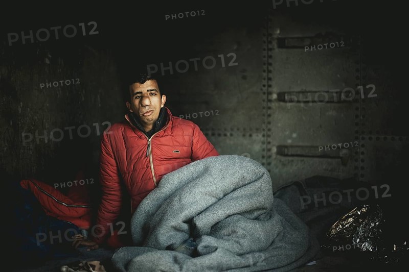 Idomeni refugee camp on the Greece-Macedonia border