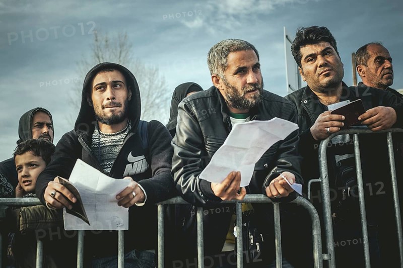 Idomeni refugee camp on the Greece-Macedonia border