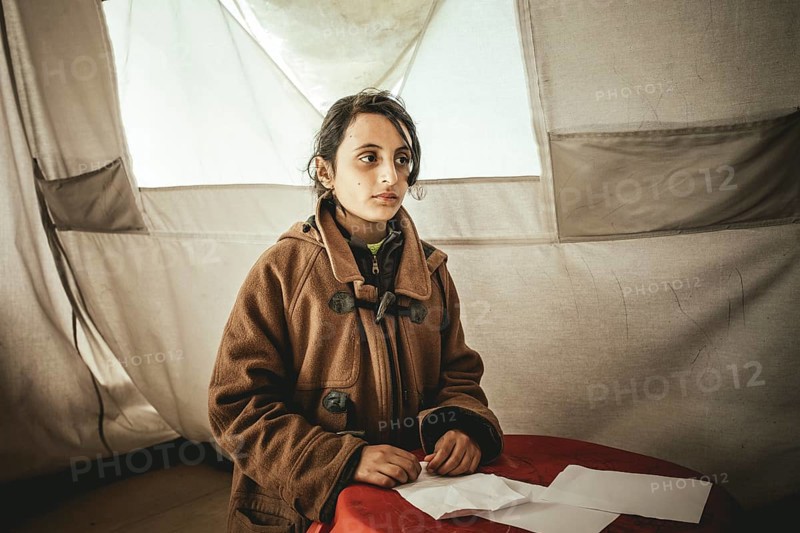 Idomeni refugee camp on the Greece Macedonia border