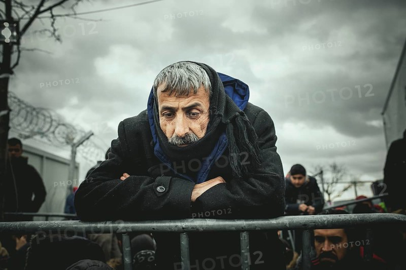 Idomeni refugee camp on Greek Macedonia border