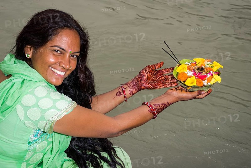 A young woman with long black hair