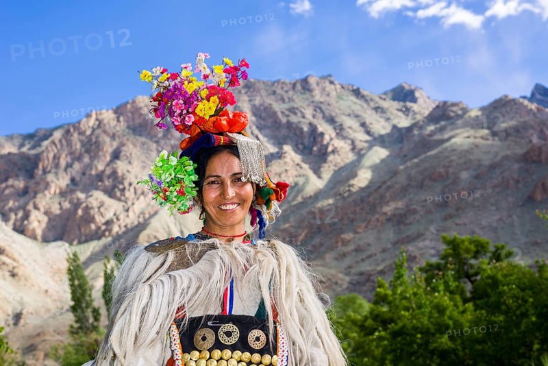 A woman of the Brokpa tribe