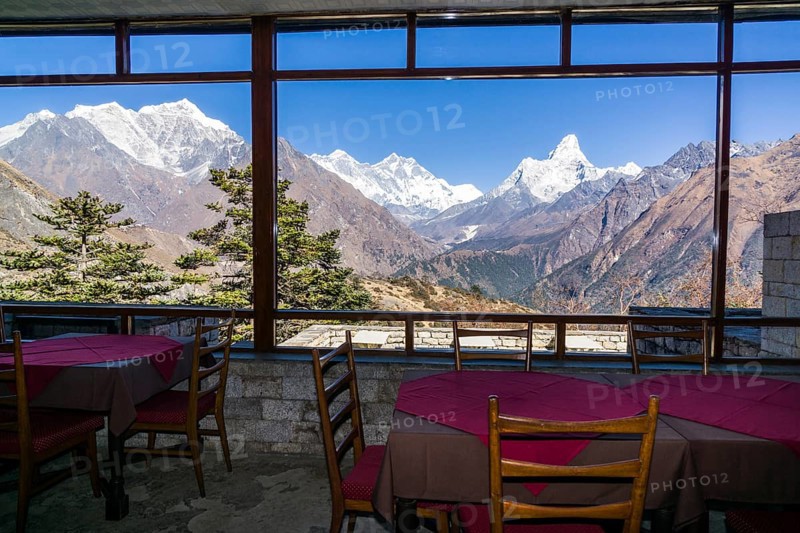View of Mt. Everest from the Everest View Hotel
