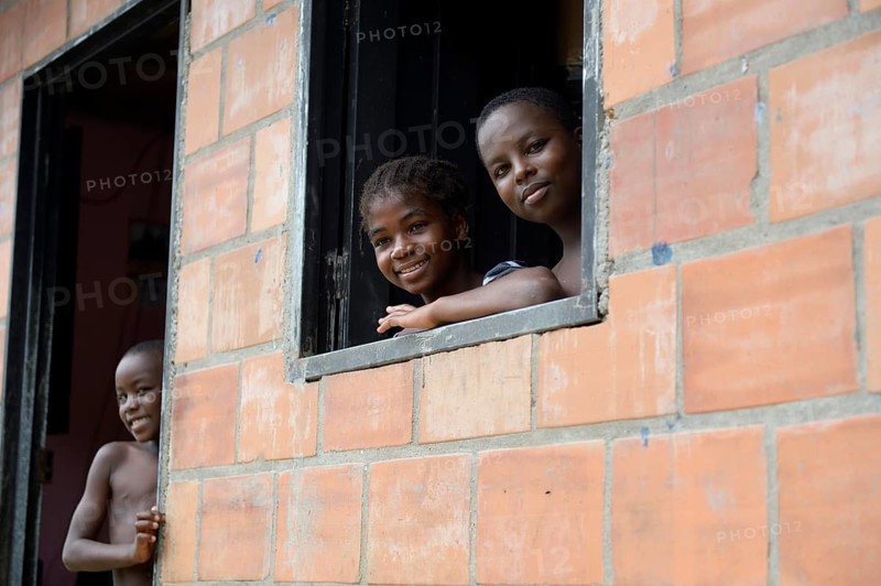 Three children