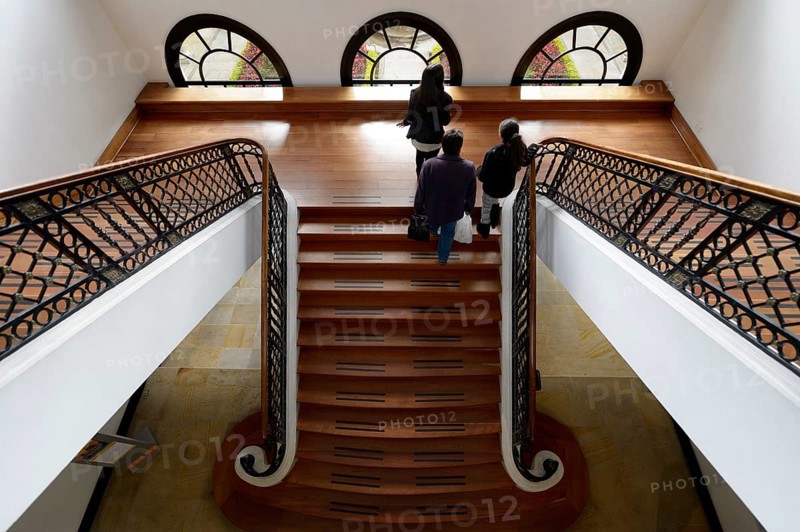 Stairway in Botero Museum