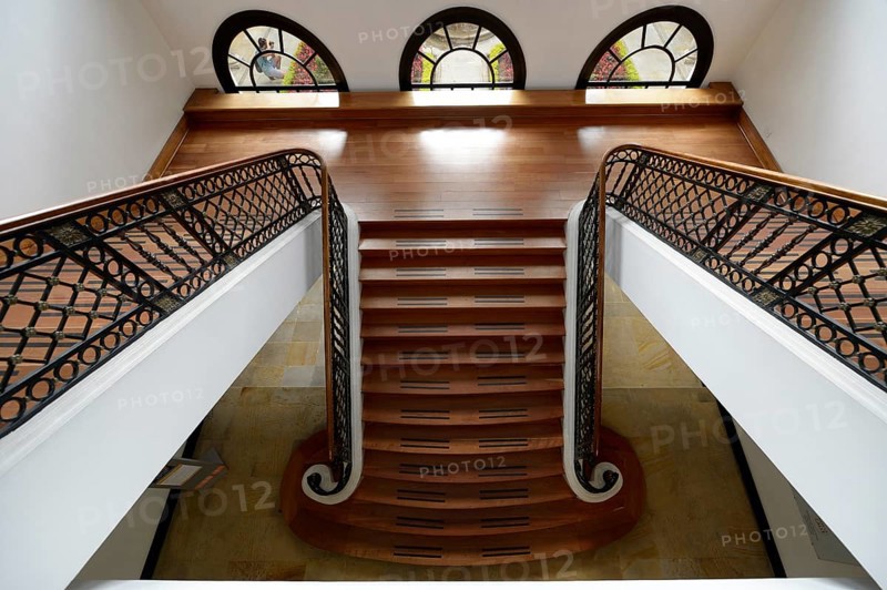 Stairway in Botero Museum