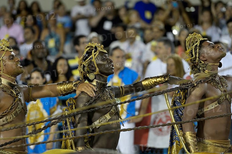 Dancers dressed as slaves