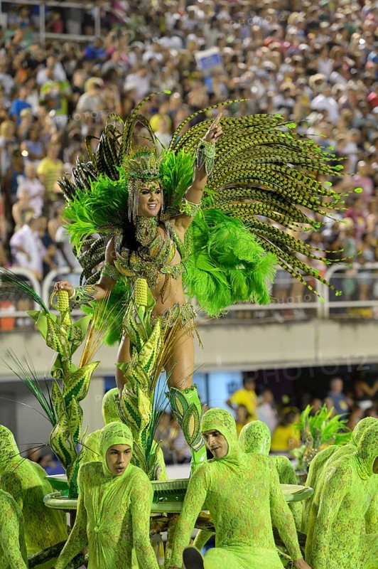 Samba Dancer on an allegorical float