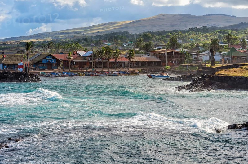 Hanga Roa fishing harbour