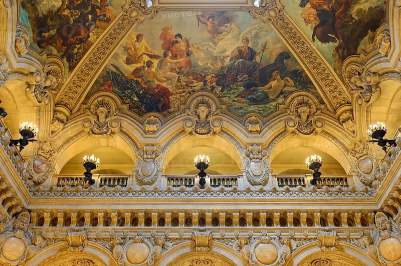 Le Grand Foyer with frescoes