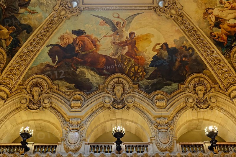 Le Grand Foyer with frescoes