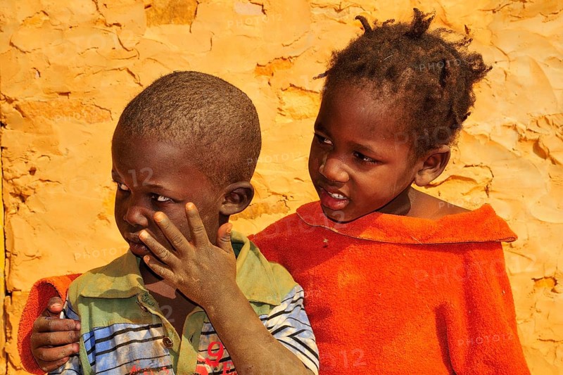 Two children