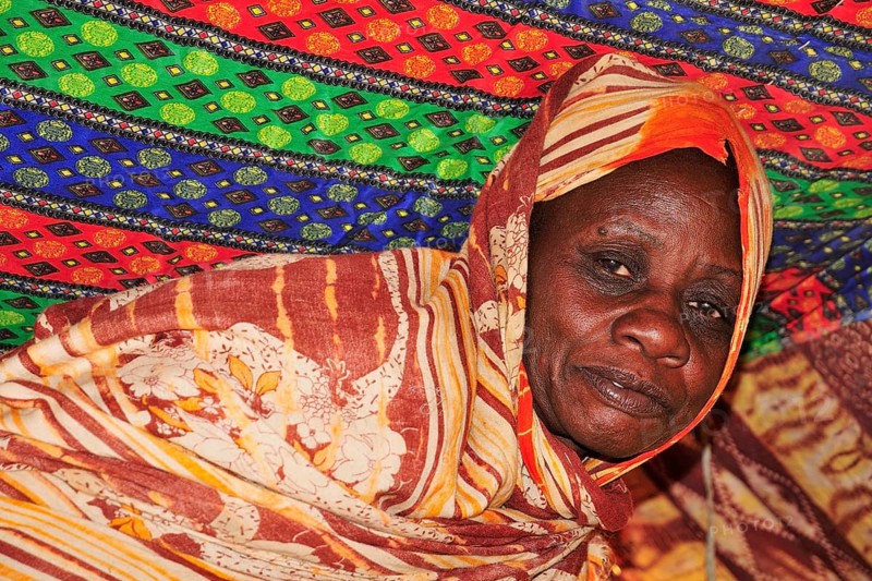 Portrait of an old woman
