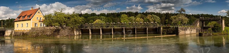 River Isar weir keeper's house
