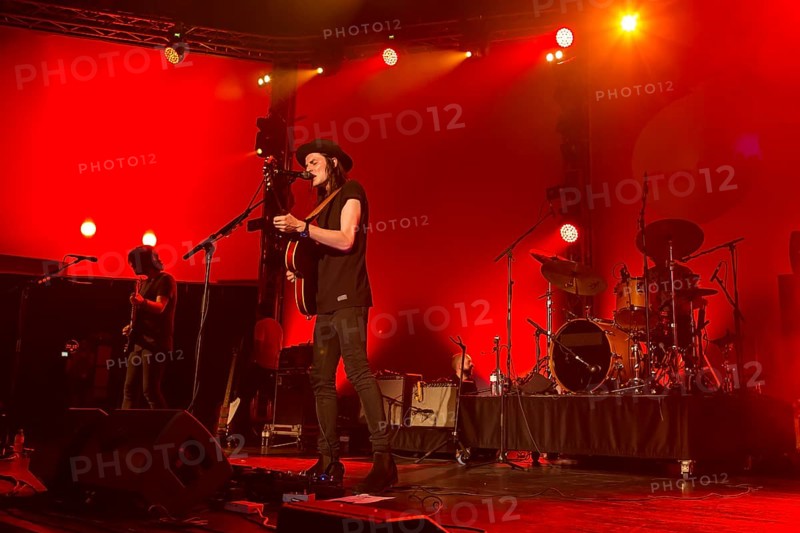 The British singer and songwriter James Bay live at Blue Balls Festival in Lucerne