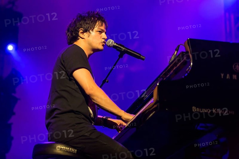 British singer and songwriter Jamie Cullum live at the Blue Balls Festival