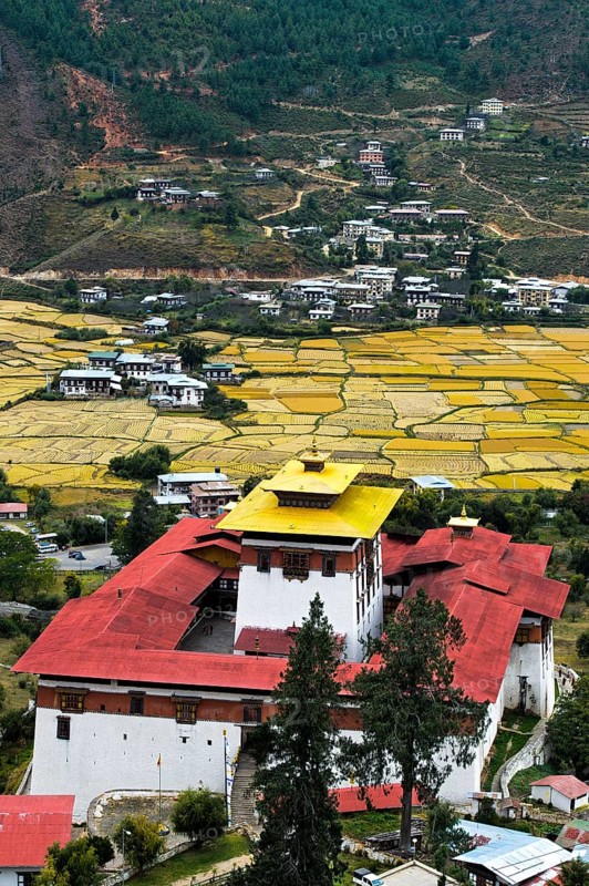 Monastery fortress Rinpung Dzong