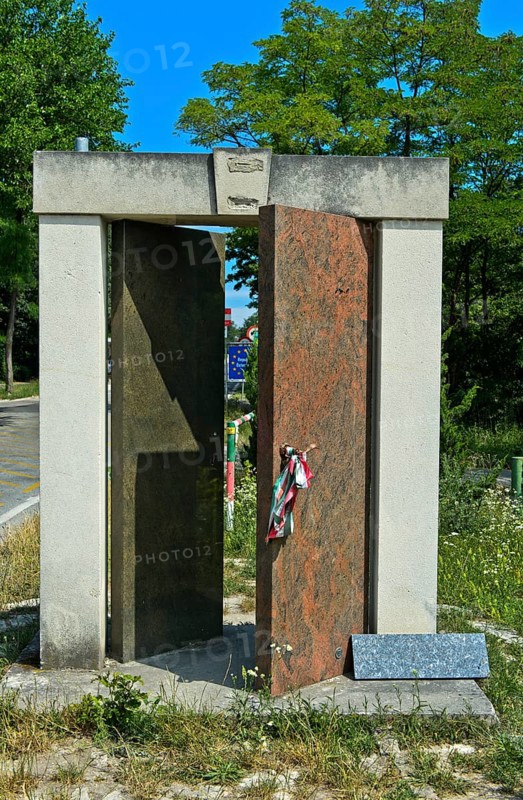 Memorial Gate to Freedom at the former Iron Curtain between Hungary and Austria
