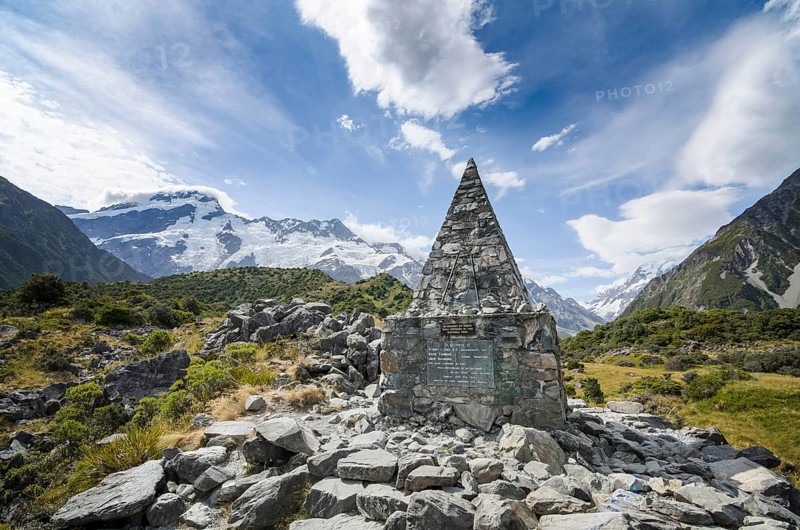 Memorial Shrine Alpine Memorial commemorating accident climbers on Mt Cook