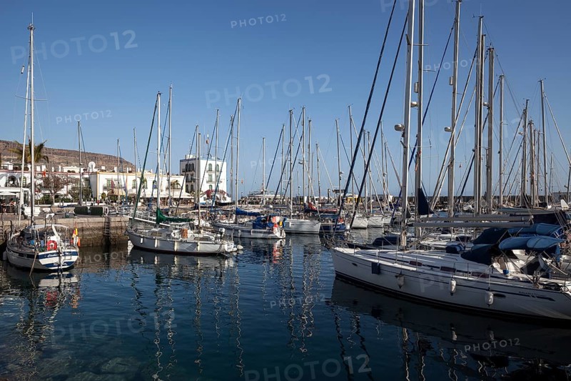 Yachts in the marina