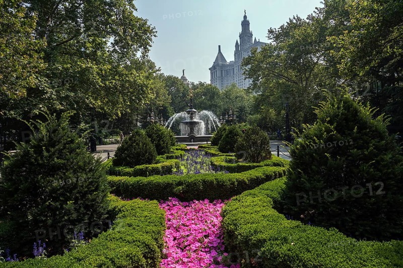 Fountain in City Hall Park