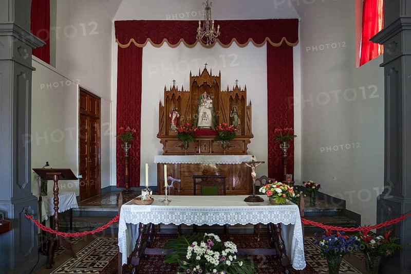 Altar in the Ermita Virgin del Pino