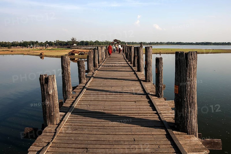 U Bein Bridge and Taungthaman lake