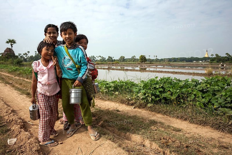 Local children