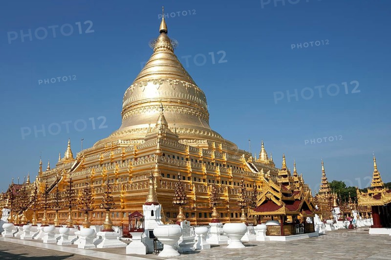 Golden stupa of Shwezigon Pagoda