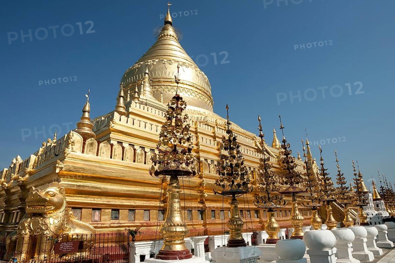 Golden stupa of Shwezigon Pagoda