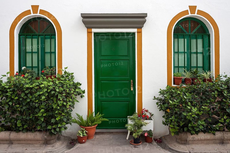 Typical home entrance