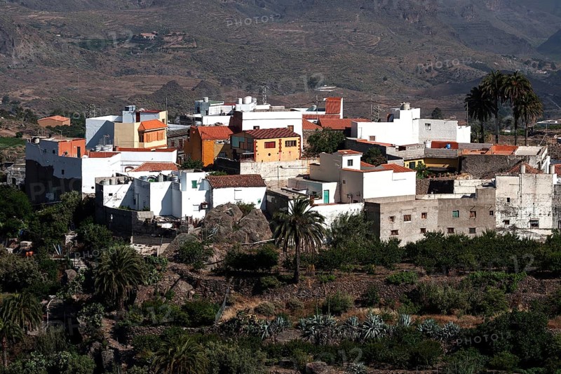 View to a part of San Bartolome de Tirajana