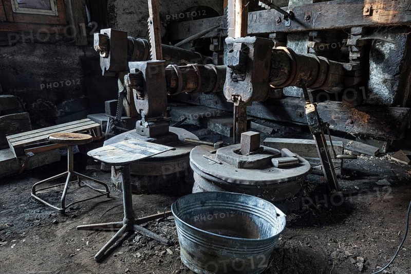 Workshop with hammer