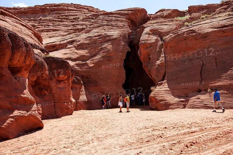 Northern entrance to Upper Antelope Canyon