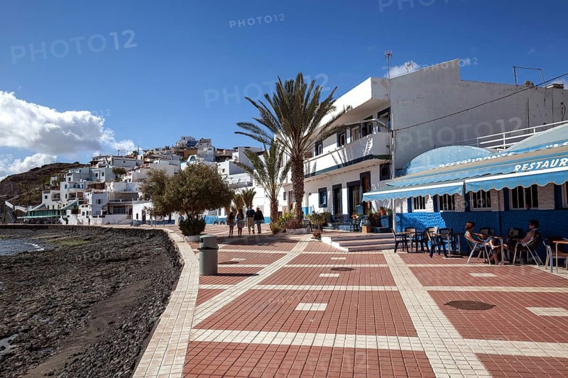 Promenade restaurant in the fishing village of Las Playitas