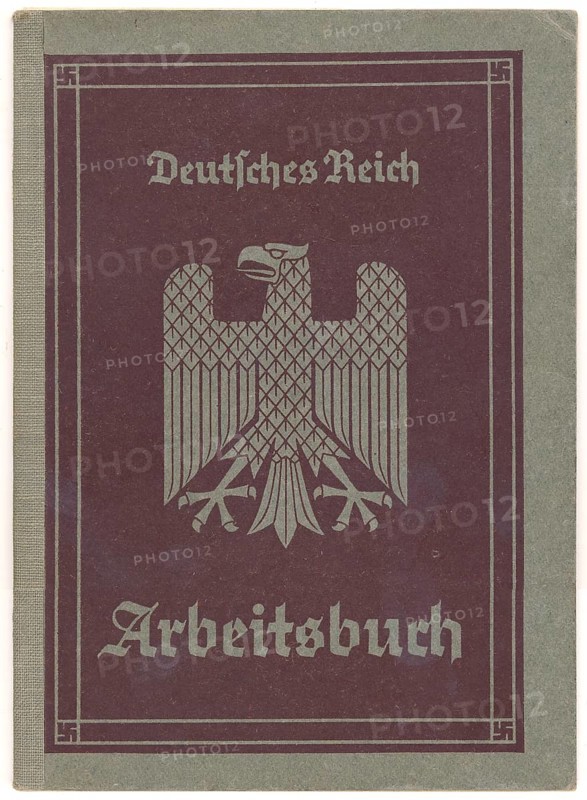 Workbook from Nazi Germany in 1940