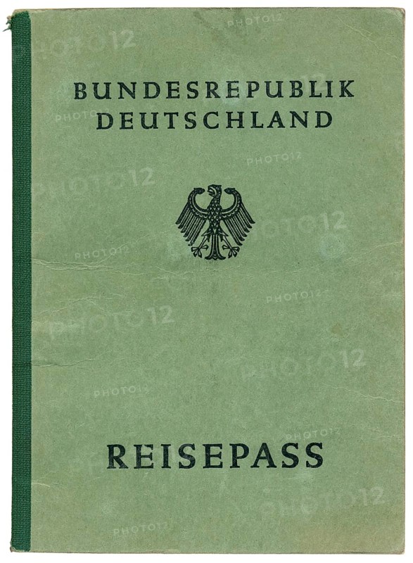 Old German passport