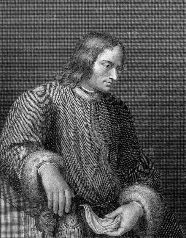 Portrait of Lorenzo I de Medici or Lorenzo the Magnificent