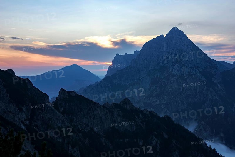 Grosser Odstein mountain in the morning light